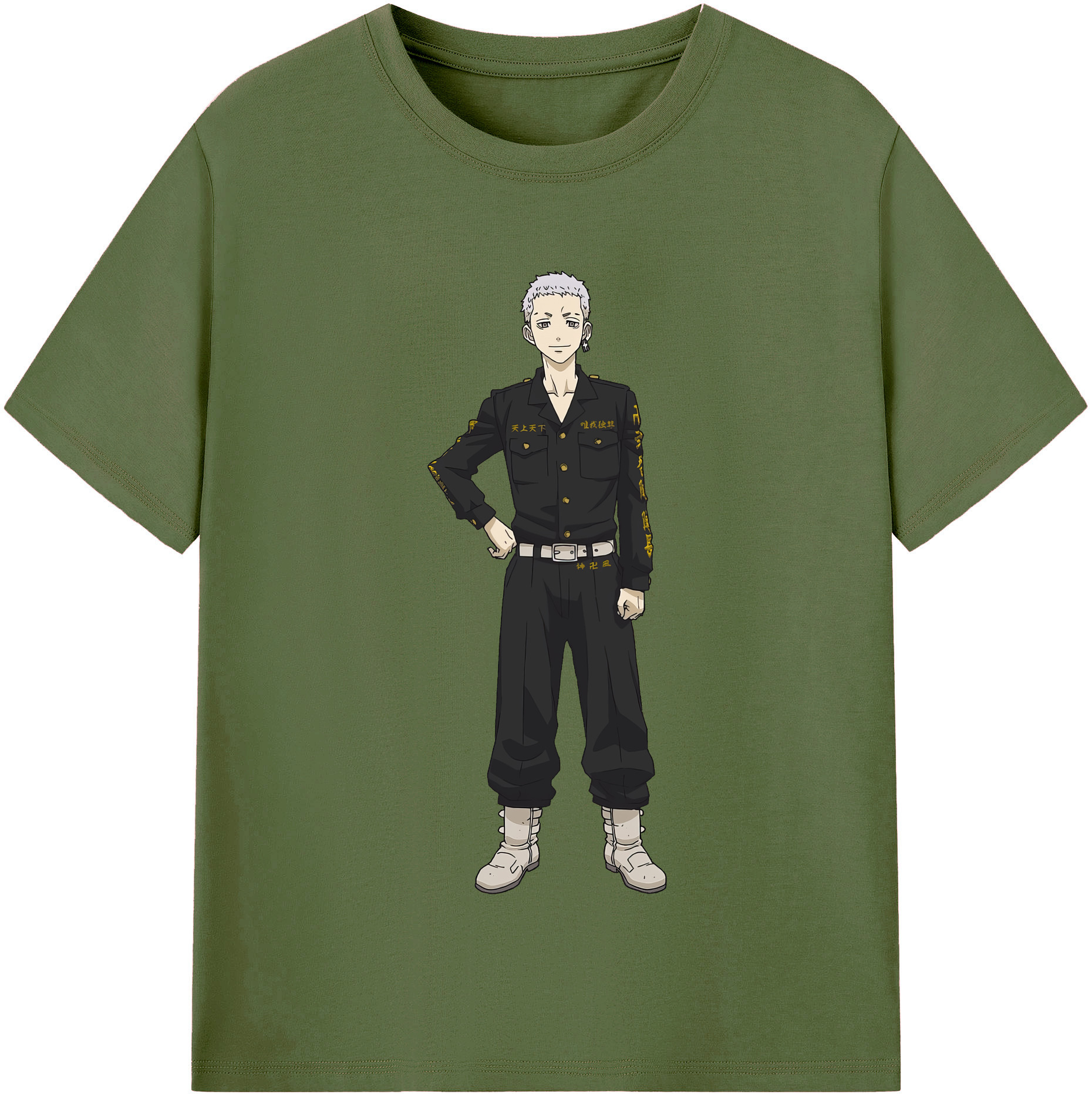 （画像用） 東京リベンジャーズ Tokyo Revengers 綿100％半袖Tシャツ（フロントプリント）